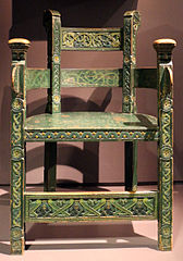 Inspiration taken from folklore and local tradition – Chair, by Lars Kinsarvik (before 1900), Musée d'Orsay, Paris