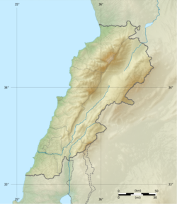 Near East earthquakes of 1759 is located in Lebanon