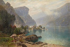 Fjordlandschaft by Marie von Keudell