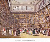 "Exhibition Room, Somerset House", 1800