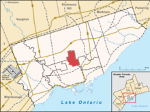 Location of North Toronto in Toronto