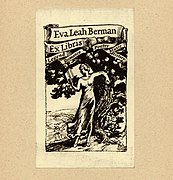 Bookplate for Eva Leah Berman