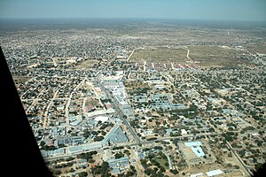 Aerial view of Rundu