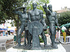 The Three Seamen statue