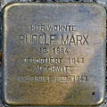 Stolperstein für Rudolf Marx (Stadtwaldgürtel 6)