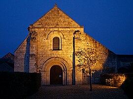 The romanesque church of Saint Nicholas, in Tavant