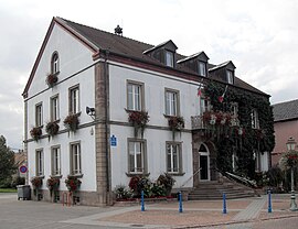 The town hall in Ungersheim