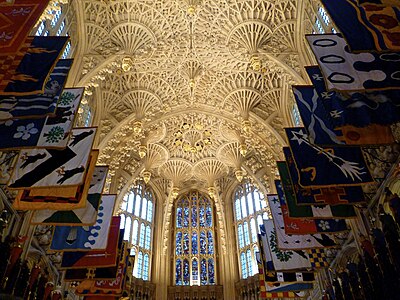 Ceiling of the Henry VII Chapel, with hanging pendant vaults