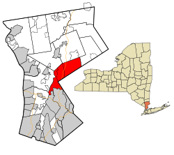 Location of North Castle, New York