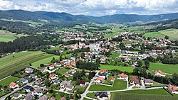 South view of Yspertal in Lower Austria