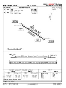 CAAC airport chart