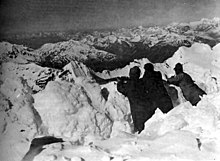 1917 ortler vorgipfelstellung 3850 m highest trench in history of first world war.jpg