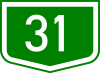 Main road 31 shield