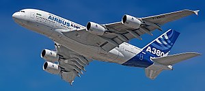 Überflug in Airbus-Werkslackierung