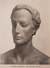 Arnold Zadikow, 1930: The Young David displayed in the entrance of Berlin's Jewish Museum from 1933 until its loss during the Second World War.