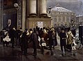 53. Emilio Magistretti, Il 9 gennaio 1878 a Milano. Annuncio della morte di Vittorio Emanuele II, 1879