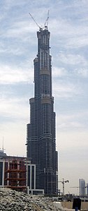 Burj Khalifa am 8. Mai 2007