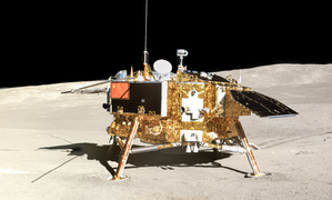 Chang'e 4 lander on the Moon
