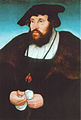 Christian II., letzter Unionskönig und erster Lutheraner (porträtiert von Lucas Cranach, 1523)