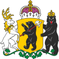 The coat of arms of the Yaroslavl Oblast