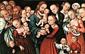 Christ Blessing the Children, 1537, Lucas Cranach the Elder