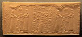 Cylinder seal of Kassite king Kurigalzu II (c. 1332–1308 BC). Louvre Museum AOD 105