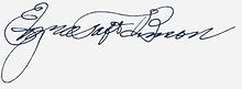 Signature of Ezra Taft Benson