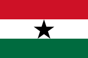 Ghana national flag (1964–66).