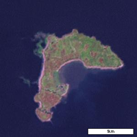 Satellite photograph of Ile d'Aix