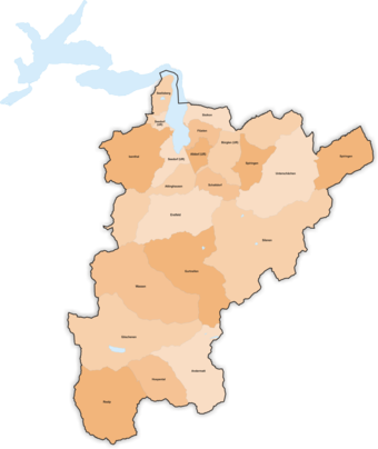 Einwohnergemeinden des Kantons