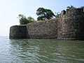 Kolaba Fort walls hugging the sea