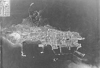 Luftwaffe aerial reconnaissance photo of Kotlin Island, 1 June 1942