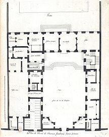 Plan of the ground floor