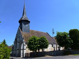 The church of Saint-Aignan in La Houssaye