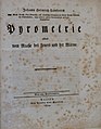 Title page to "Pyrometrie oder vom Maasse des Feuers und der Wärme"