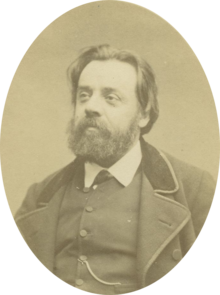 Portrait photograph of Gustave Lefrançais