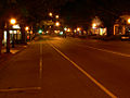 Healesville Main Street at night