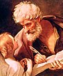 Hl. Matthäus und Engel, Gemälde von Guido Reni