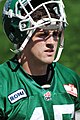 Mike McCullough, Canadian football linebacker for the Roughriders.