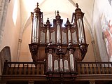Orgel des Collégiale St-Hippolyte in Poligny (Jura)