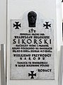 Plaque commemorating Polish general and prime minister Władysław Sikorski