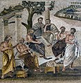 Image 41A mosaic depicting Plato's Academy, from the Villa of T. Siminius Stephanus in Pompeii (1st century AD). (from Science in classical antiquity)