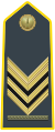 Chief Brigadier Adjutant (Sovrintendenti - Brigadiere capo aiutante) (Master Sergeant) same insignia as Chief Brigadier with star above chevron