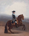 Equestrian equestrian portrait of Godoy by Francisco de Goya, (1794)