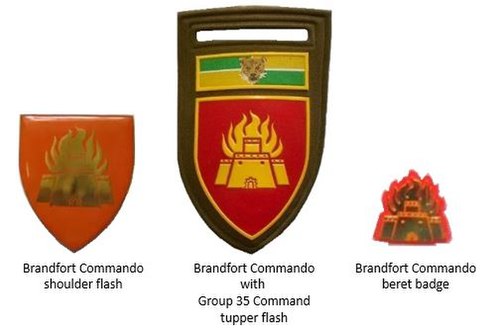 SADF era Brandfort Commando insignia