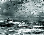 USS Enterprise under attack by dive bombers during the battle