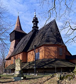 16th-century wooden church in Osiek