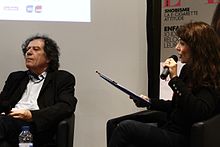 Alain Veinstein with Karine Papillaud in 2013
