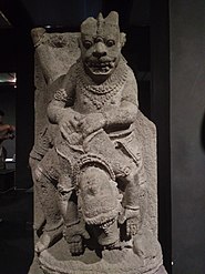 Narasimha statue; 12th century from Java, Indonnesia; Institute for Preservation of Cultural Heritage.