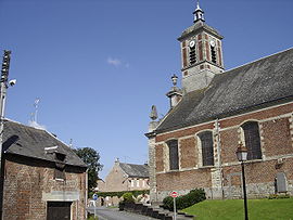 The church in Bousies